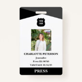 Badge Presse professionnelle (Devant)