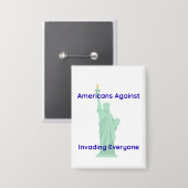 Badge Pro Peace Statue of Liberty (Recto/Verso)