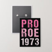 Badge Pro Roe 1973 (Recto/Verso)