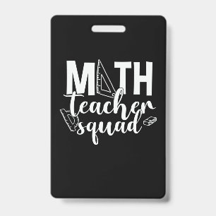 Badge Prof de maths Prof de maths Squad