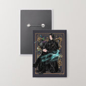Badge Professeur Anime Severus Snape assis (Recto/Verso)