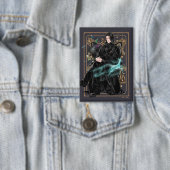 Badge Professeur Anime Severus Snape assis (Insitu)