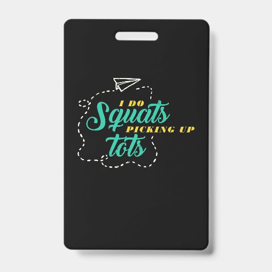 Badge Professeur Cadeaux | Enseignant élémentaire I Do S (Avant)