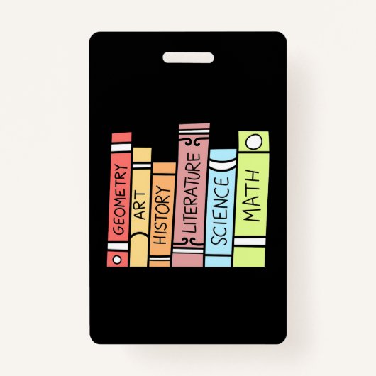 Badge Professeur Cadeaux | Retour à l'école à la maison (Devant)