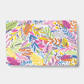 Badge Professeur floral moderne - Personnel enseignant - (Arrière)