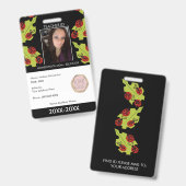 Badge Professeurs Écoles à la maison Maman ID Lady Bugs (Avant & arrière)