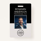 Badge Professional ID Photo Logo Employee Off-White (Devant)