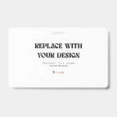 Badge professionnel 3" x 5" ID (Avant)