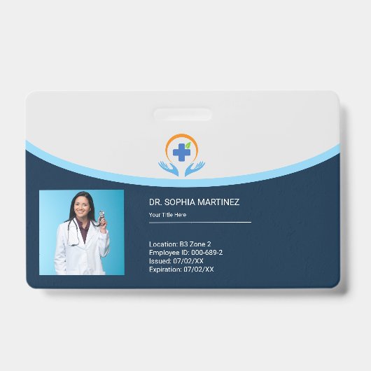 Badge Professionnel de la santé (Avant)
