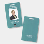 Badge Professionnel de l'intégrité personnalisée de l'em (Avant & arrière)