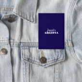 Badge Professionnel élégant moderne minimaliste bleu fon (Insitu)