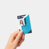 Badge professionnel personnalisé (Manuel / portable)