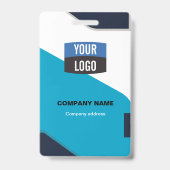 Badge professionnel personnalisé (Arrière)