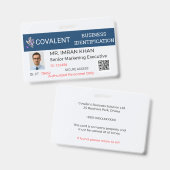 Badge Professionnel|Professionnel|Carte d'identité (Avant & arrière)