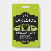 Badge Promotion de camping-caravaning (Arrière)