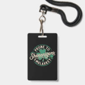 Badge Prone à la farce et au baratin de la Saint-Patrick (Avant avec lanière)
