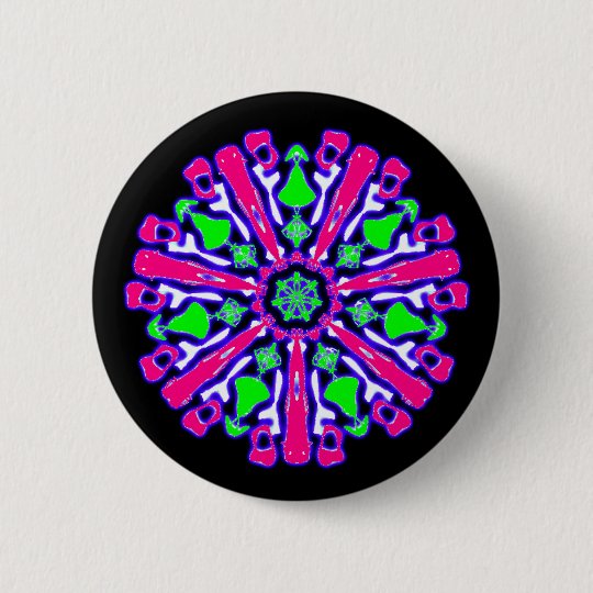 Badge psychédélique coloré n°4