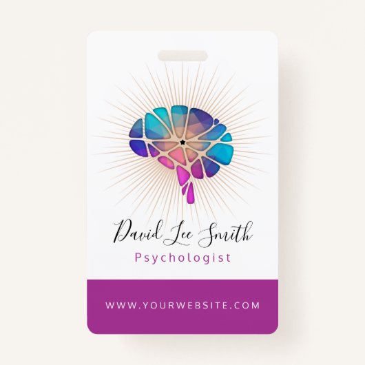 Badge Psychologue / Neurologue (Devant)