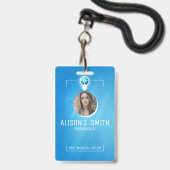 Badge Psychologue / Neurologue (Avant avec lanière)