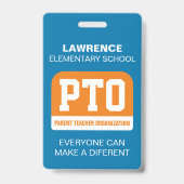 Badge PTA/PTO de l'école (Avant)