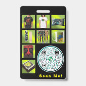 Badge publicitaire multi-image (Arrière)