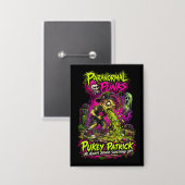 Badge Pukey Patrick – Punks Paranormaux (Recto/Verso)