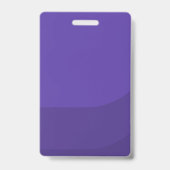 Badge Purple Modern & Minimal Press Pass ID photo (Dos)