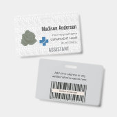 Badge PVC de l'employé - Personnalisé.Event.Durabl (Recto et verso)