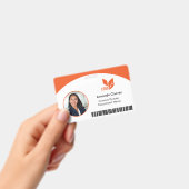 Badge QR Code de barre ID de photo d'employé (Manuel / portable)