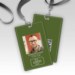 Badge QR Code Smart Contact • Carte d'identité professio