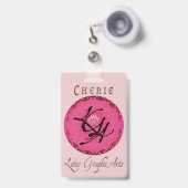 Badge QRcodé pour une utilisation multiple (Avant avec rétractable)