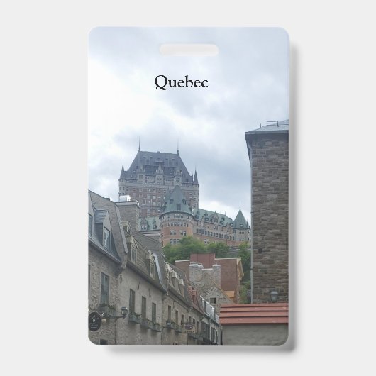 Badge Quartier historique de la ville de Québec (Avant)
