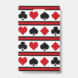 Badge Quatre couleurs de cartes