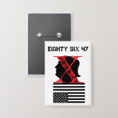 Badge Quatre-Vingt Six 47 Bouton/Épingle (Recto/Verso)