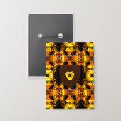 Badge Qu'est-ce que l'amour (Recto/Verso)