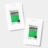 Badge QuickBooks Desktop Enterprise 2024 - intquickbooks (Avant & arrière)