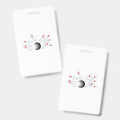 Badge Quilles qui tombent (Avant & arrière)