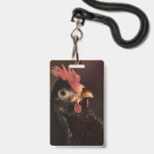Badge Quoi (Arrière avec lanière)
