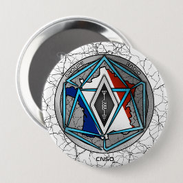 BADGE RADIO RONDE BUTTON 4,0 CM