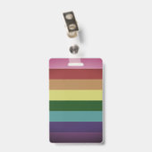 Badge Rainbow, Gay et sympathisants (Arrière avec clip)
