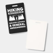 Badge Randonnée Connaissance générale (Front & Back)