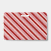 Badge Rayures personnalisables de la Saint-Valentin (Arrière)