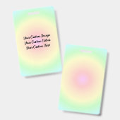 Badge Redesigner à partir de zéro - Concevoir ceci (Recto et verso)