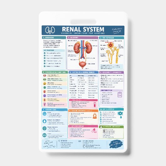 Badge Référence de soins infirmiers d'analyse du système (Avant)