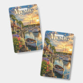 Badge Reflets du port mystique (Avant & arrière)
