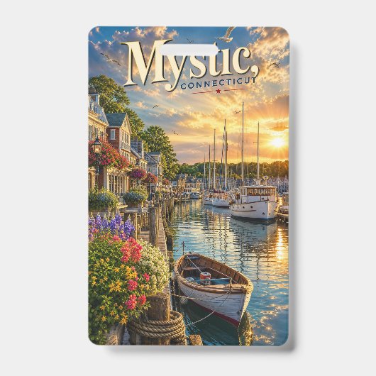 Badge Reflets du port mystique (Avant)
