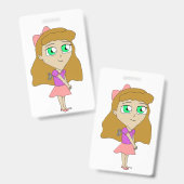 Badge remonter chibi (Avant & arrière)