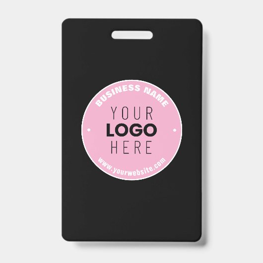 Badge Remplacement de logo facile & Texte modifiable | R (Avant)