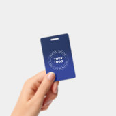 Badge Remplacement facile de logo et de texte | Dégradé  (Manuel / portable)