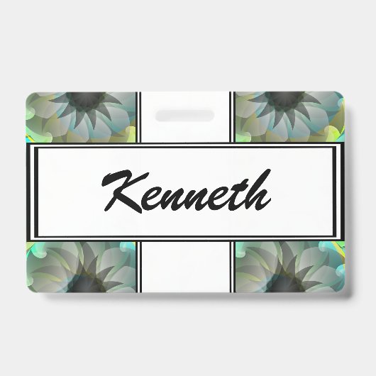 Badge Requin spiral par Kenneth Yoncich (Avant)